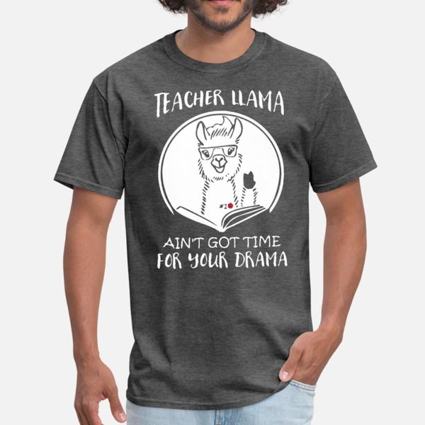 teacher llama ain't got time for your drama t shirt men custom cotton size s-3xl basic solid interesting building summer style unique s
teacher llama ain't got time for your drama t shirt men custom cotton size s-3xl basic solid interesting building summer style unique s