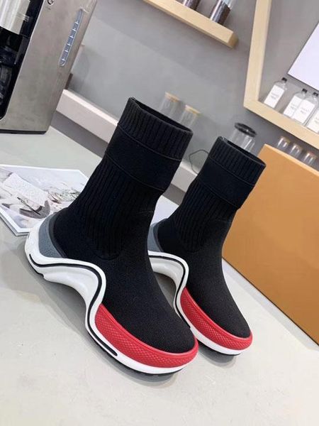 new autumn and winter high heels socks boots elegant leather shoes women s fashion shoes thick soled dad s shoes complete is package, Black
new autumn and winter high heels socks boots elegant leather shoes women s fashion shoes thick soled dad s shoes complete is package, Black