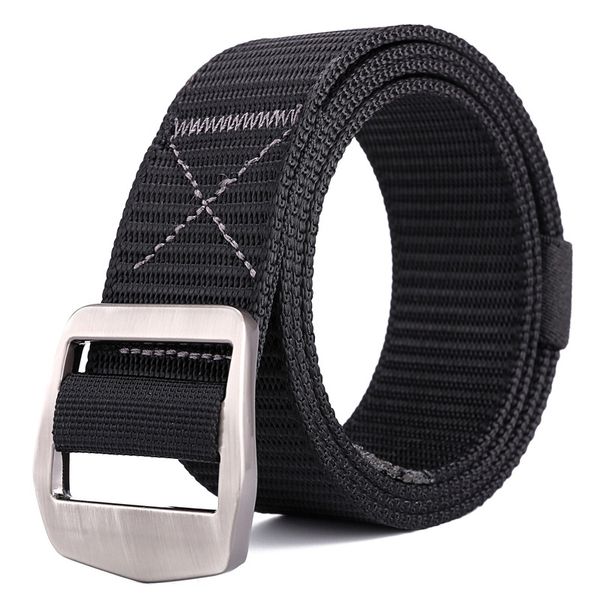 new outdoor nylon waistband sports canvas belt casual anti-allergy leather training tactical, Black;brown
new outdoor nylon waistband sports canvas belt casual anti-allergy leather training tactical, Black;brown