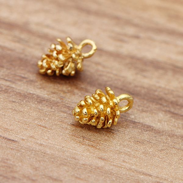 20pcs gold 12x7mm small pine cone charm accessories for diy necklace earrings alloy pendant accessories jewelry making findings
20pcs gold 12x7mm small pine cone charm accessories for diy necklace earrings alloy pendant accessories jewelry making findings