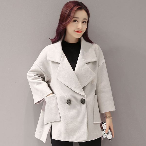 fashion slim womens short coats nice winter turn-down collar wool blend coat and jacket double breasted ladies coats, Black
fashion slim womens short coats nice winter turn-down collar wool blend coat and jacket double breasted ladies coats, Black
