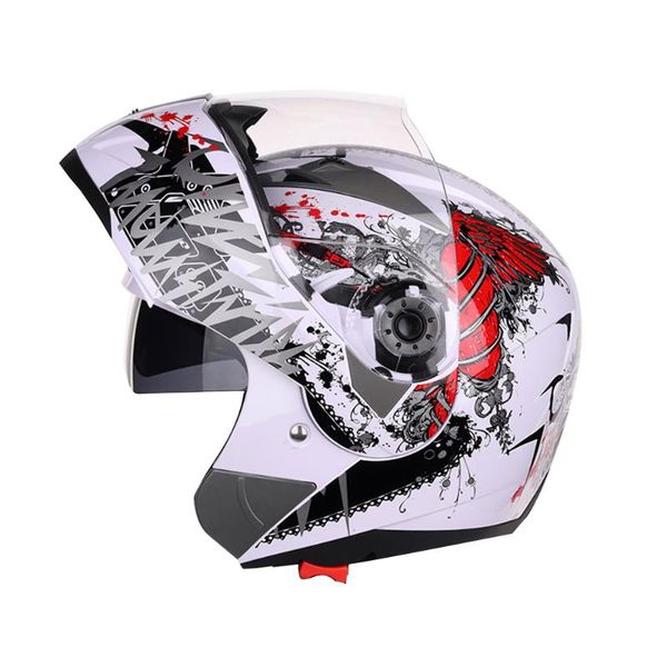 1pcs double lens motocross helmets full face motorcycle helmet off road racing moto helmets