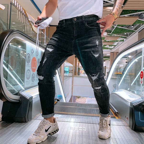 men's jeans wk081142 fashion 2021 runway luxury european design party style clothing, Blue
men's jeans wk081142 fashion 2021 runway luxury european design party style clothing, Blue