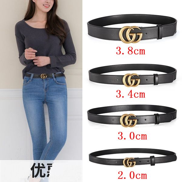 u2020 luxury high-quality designer belt fashion men and women gold buckle black belt. 2.0,3.0,3.4,3.8 cm wide. 90-125 cm long, Black;brown
u2020 luxury high-quality designer belt fashion men and women gold buckle black belt. 2.0,3.0,3.4,3.8 cm wide. 90-125 cm long, Black;brown