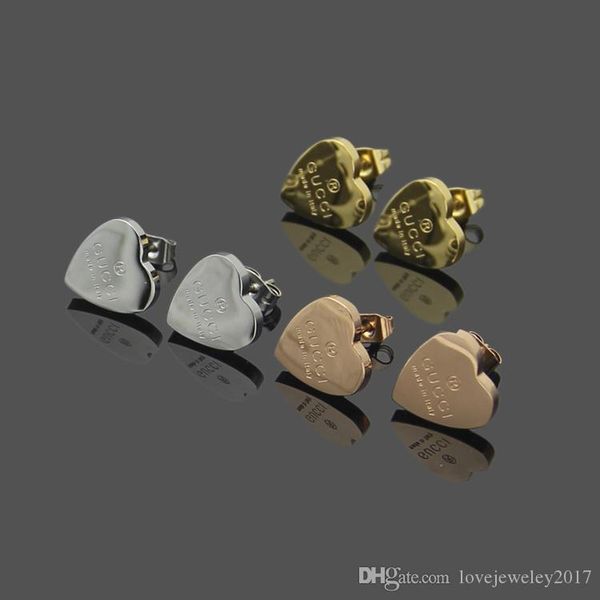 fashion designer jewelry women earrings love earrings stainless steel silver rose gold 18k gold elagant heart stud fashion style, Golden;silver
fashion designer jewelry women earrings love earrings stainless steel silver rose gold 18k gold elagant heart stud fashion style, Golden;silver