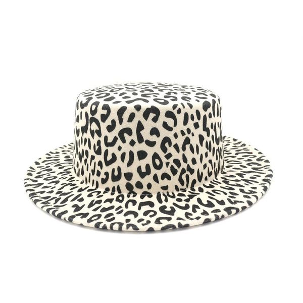 new leopard flat hat imitation wool women fedoras hats stylish vintage trilby caps panama jazz hat, Blue;gray
new leopard flat hat imitation wool women fedoras hats stylish vintage trilby caps panama jazz hat, Blue;gray