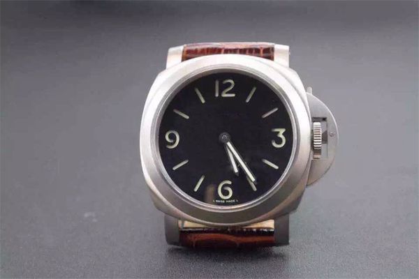 n pam176 montre de luxe 44mm eta 6497 manual mechanical movement titanium leather watchband mens watch 300m waterproof, Slivery;brown
n pam176 montre de luxe 44mm eta 6497 manual mechanical movement titanium leather watchband mens watch 300m waterproof, Slivery;brown