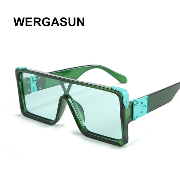 wergasun new sunglasses men vintage rectangle sun glasses women one piece square shades male driving, White;black
wergasun new sunglasses men vintage rectangle sun glasses women one piece square shades male driving, White;black