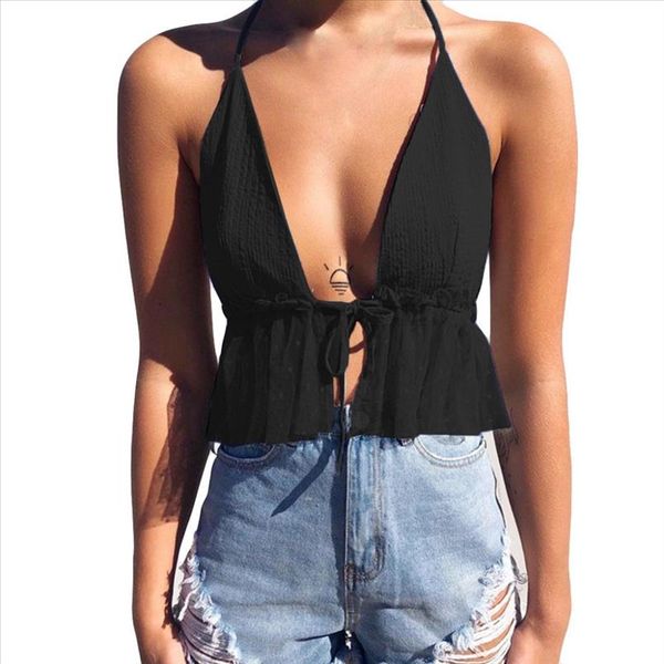 лето женщины топы мода дамы шифон v шеи блуза sexy pure color off shoulder camis backless lace up жилет bb4, White
лето женщины топы мода дамы шифон v шеи блуза sexy pure color off shoulder camis backless lace up жилет bb4, White