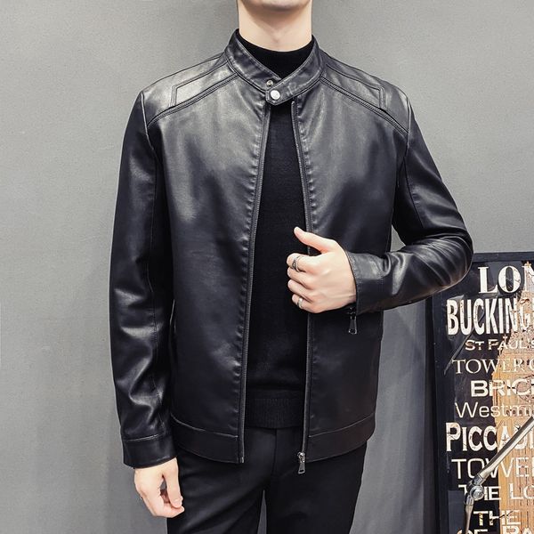 весна мужской кожаный мотоцикл simulation куртки бумажник jacketjacket весной и осенью обычная мягкая кожа тонкий корейский стиль модный час, Blue
весна мужской кожаный мотоцикл simulation куртки бумажник jacketjacket весной и осенью обычная мягкая кожа тонкий корейский стиль модный час, Blue