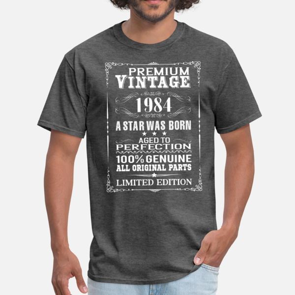 премиум vintage 1984 тенниска мужчины персонализированный хлопок размер s-3xl формальное против морщин комфортное лето стиль отдыха рубашка, White;black 
премиум vintage 1984 тенниска мужчины персонализированный хлопок размер s-3xl формальное против морщин комфортное лето стиль отдыха рубашка, White;black