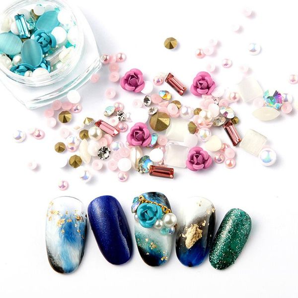 nail art decorations 1 box 3d mix gems crystal rhinestones glitters pearls rose flower diy uv gel polish manicure tips, Silver;gold
nail art decorations 1 box 3d mix gems crystal rhinestones glitters pearls rose flower diy uv gel polish manicure tips, Silver;gold