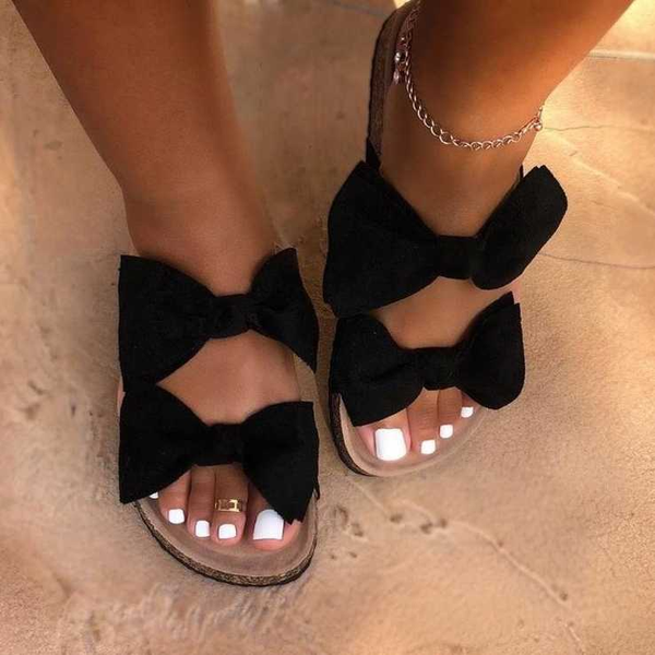 2020 summer new color matching flat bottom bow sandals and slippers female sweet plus size slippers x195, Black
2020 summer new color matching flat bottom bow sandals and slippers female sweet plus size slippers x195, Black
