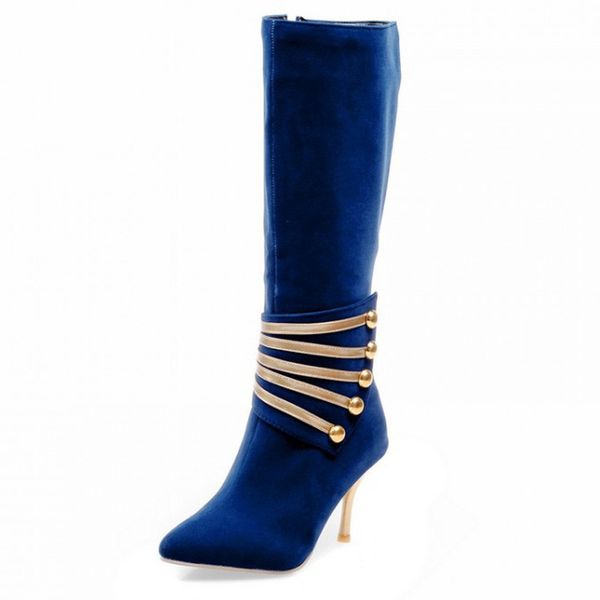 autumn winter women knee high boots high heels metal decoration pointed toe ladies boots woman shoes big size 34-43 xkd2095, Black
autumn winter women knee high boots high heels metal decoration pointed toe ladies boots woman shoes big size 34-43 xkd2095, Black