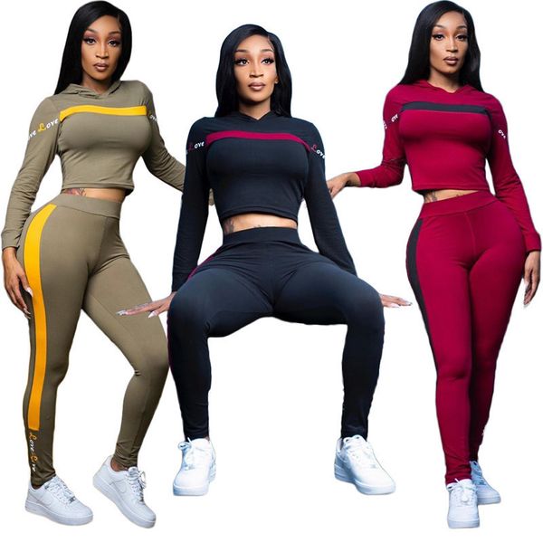 selling womens sportswear long sleeve pantsuit outfits shirt pants 2 piece set skinny shirt tights sport suit pullover pants, Gray
selling womens sportswear long sleeve pantsuit outfits shirt pants 2 piece set skinny shirt tights sport suit pullover pants, Gray
