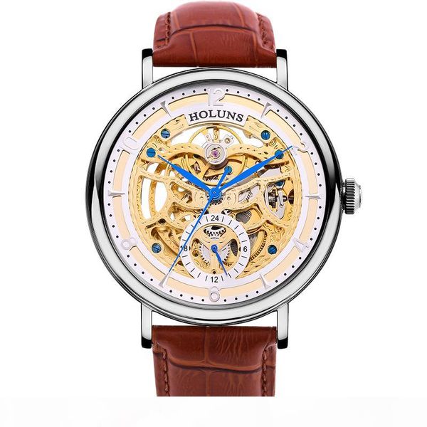automatic mechanical men watch stainless steel sapphire leather horloges mannen holuns special luxury bigest dial skeleton montre de luxe, Slivery;brown
automatic mechanical men watch stainless steel sapphire leather horloges mannen holuns special luxury bigest dial skeleton montre de luxe, Slivery;brown