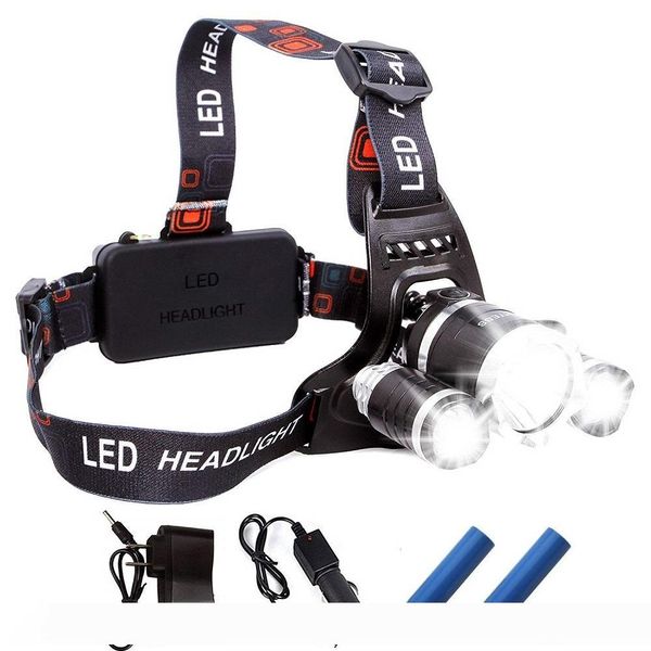 rechargeable headlight 13000lm xm-t6 3led headlamp head light fishing lamp hunting lantern +2x 18650 battery +car ac usb charger
rechargeable headlight 13000lm xm-t6 3led headlamp head light fishing lamp hunting lantern +2x 18650 battery +car ac usb charger