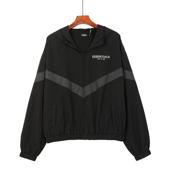 19ss fear of god fog essentials 3m reflective windbreaker hooded jackets men women casual street hip hop coat fashion outwear, Black;brown
19ss fear of god fog essentials 3m reflective windbreaker hooded jackets men women casual street hip hop coat fashion outwear, Black;brown
