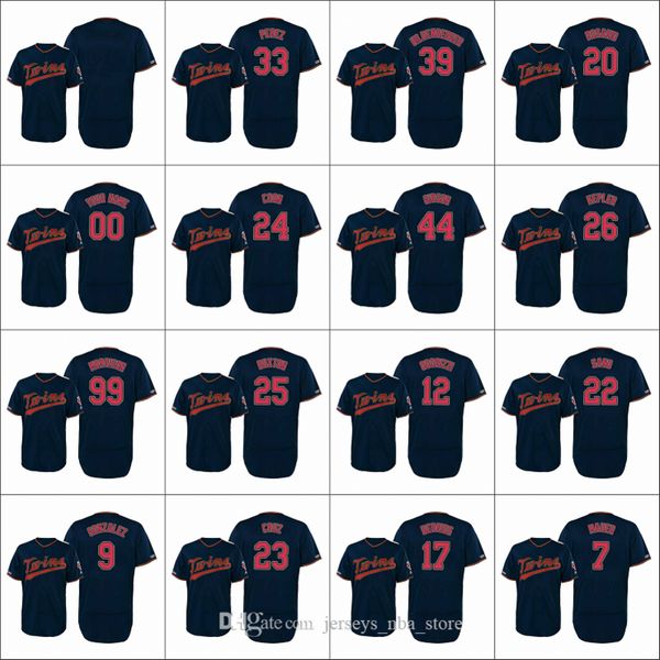 minnesota twins men #22 miguel sano 7 joe mauer 26 max kepler women youth alternate authentic flex base custom jersey, Blue;black
minnesota twins men #22 miguel sano 7 joe mauer 26 max kepler women youth alternate authentic flex base custom jersey, Blue;black