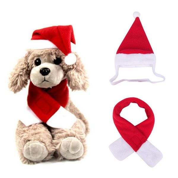1 pc christmas pets costumes christmas hat scarf cloak elk hat cat dog xmas costumes festival supplies
1 pc christmas pets costumes christmas hat scarf cloak elk hat cat dog xmas costumes festival supplies