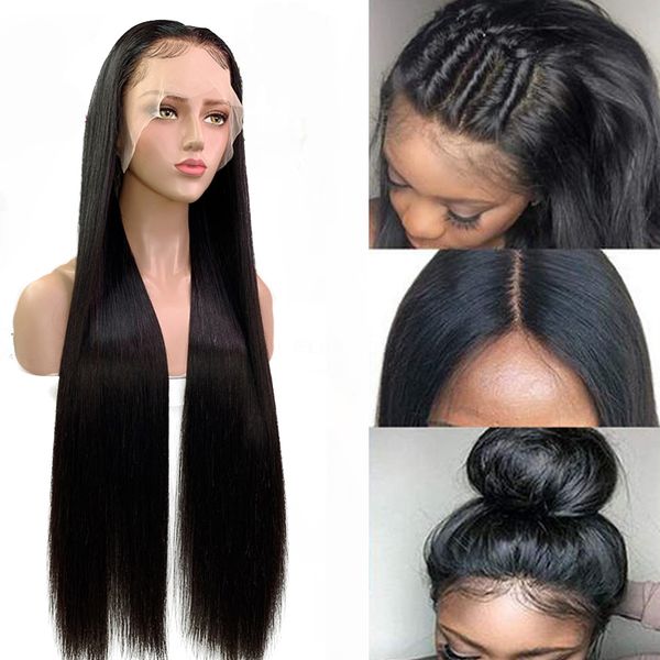 2020 new lace front human hair wigs brazilian straight human hair wigs 360 lace frontal wig pre plucked with baby hair, Black
2020 new lace front human hair wigs brazilian straight human hair wigs 360 lace frontal wig pre plucked with baby hair, Black