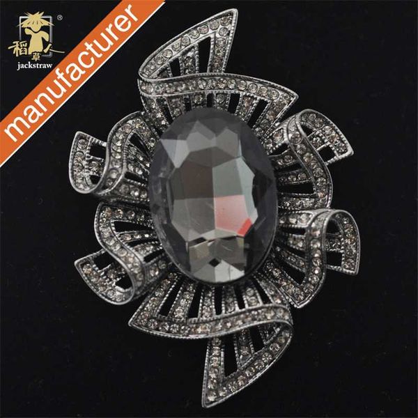 2020 cnjackstraw new fashion big women rhinestone royal crystal brooch wedding elegant prom party gift jewelry, Gray
2020 cnjackstraw new fashion big women rhinestone royal crystal brooch wedding elegant prom party gift jewelry, Gray