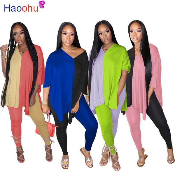 haoohu active wear patchwork women's set long sleeve loose pencil pants suit tracksuit sport two piece set fitness outfit, Gray
haoohu active wear patchwork women's set long sleeve loose pencil pants suit tracksuit sport two piece set fitness outfit, Gray