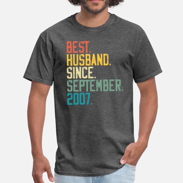 mens husband since september 2007 t shirt men custom short sleeve plus size 3xl letters gift humor summer style pictures shirt
mens husband since september 2007 t shirt men custom short sleeve plus size 3xl letters gift humor summer style pictures shirt