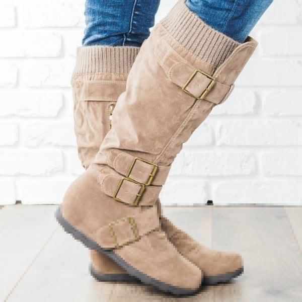 boots vogue winter nice woman shoes solid knee-high long women knee snow metal buckle platform, Black
boots vogue winter nice woman shoes solid knee-high long women knee snow metal buckle platform, Black