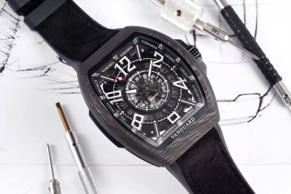 new tw factory carbon fiber material super noctilucent interpretation with wavy lines the digital dial is also fully hollow out, Slivery;brown
new tw factory carbon fiber material super noctilucent interpretation with wavy lines the digital dial is also fully hollow out, Slivery;brown