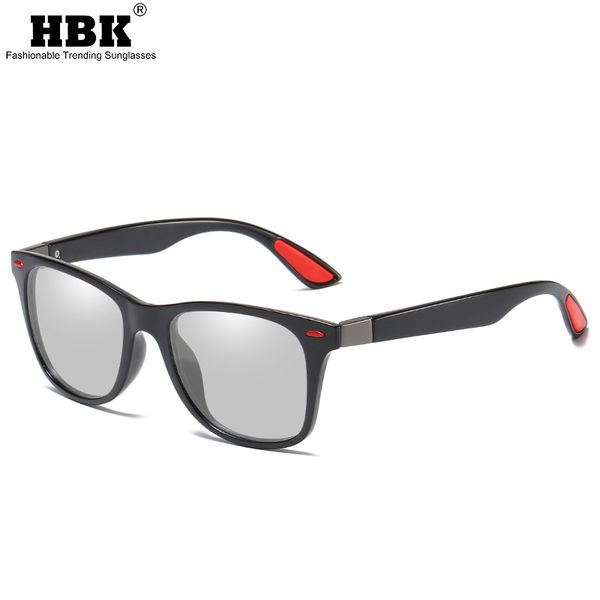 hbk classic square pchromic sunglasses men polarized discoloration chameleon sun glasses intelligent color changing shades, White;black
hbk classic square pchromic sunglasses men polarized discoloration chameleon sun glasses intelligent color changing shades, White;black