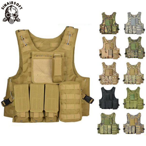 airsoft tactical vest molle combat assault plate carrier tactical vest 7 colors cs outdoor clothing hunting vest, Black;green
airsoft tactical vest molle combat assault plate carrier tactical vest 7 colors cs outdoor clothing hunting vest, Black;green