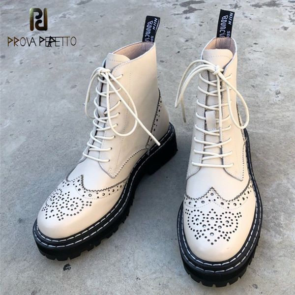 prova perfetto genuine leather boots women hollow out flowers brogues platformed street marteens boots women biker botas mujer, Black
prova perfetto genuine leather boots women hollow out flowers brogues platformed street marteens boots women biker botas mujer, Black