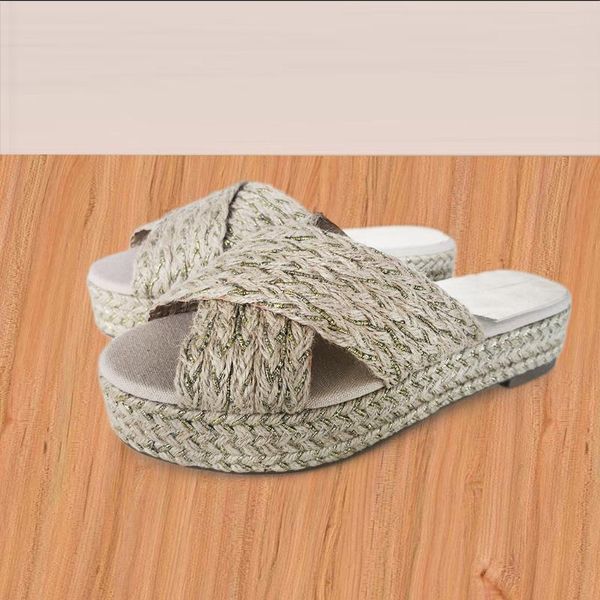 cross straw platform flip flops woman shoes summer slip-on flats open toe casual slipper for woman zapatos de mujer slipper, Black
cross straw platform flip flops woman shoes summer slip-on flats open toe casual slipper for woman zapatos de mujer slipper, Black