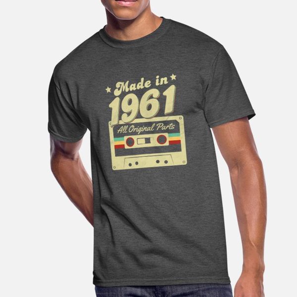 made in 1961 t shirt men knitted tee shirt euro size s-3xl vintage graphic building spring autumn vintage shirt, White;black
made in 1961 t shirt men knitted tee shirt euro size s-3xl vintage graphic building spring autumn vintage shirt, White;black