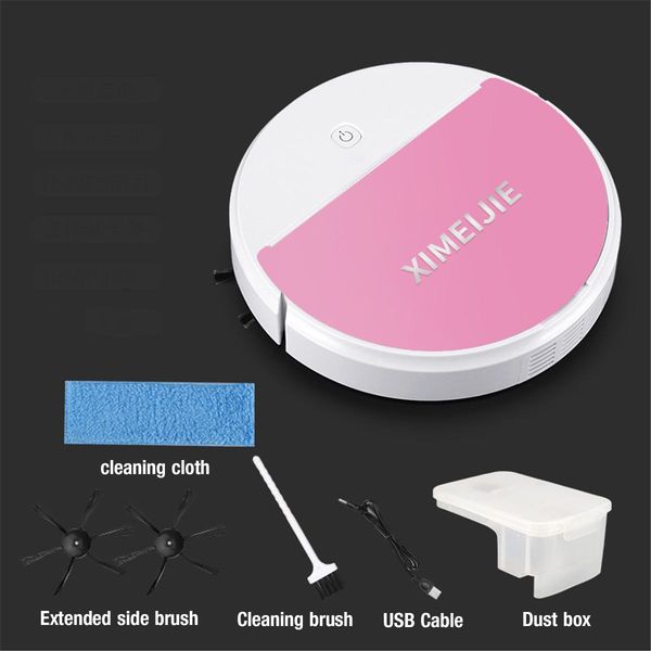 1800Pa Smart Sweeping Robot Floor Spray UV Disinfection Sterilization 3-In-1 USB Rechargeable Dry Wet Sweeping Vacuum Cleaner
1800Pa Smart Sweeping Robot Floor Spray UV Disinfection Sterilization 3-In-1 USB Rechargeable Dry Wet Sweeping Vacuum Cleaner