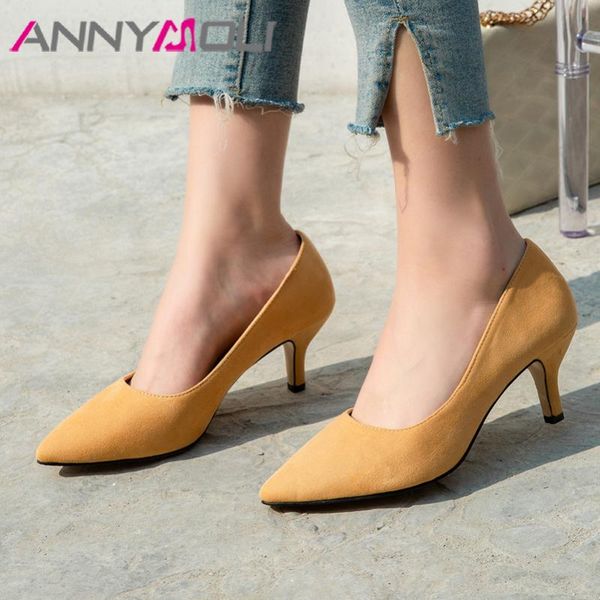 dress shoes annymoli pumps women high heel pointed toe stiletto heels shallow footwear ladies summer female apricot big size 43, Black
dress shoes annymoli pumps women high heel pointed toe stiletto heels shallow footwear ladies summer female apricot big size 43, Black