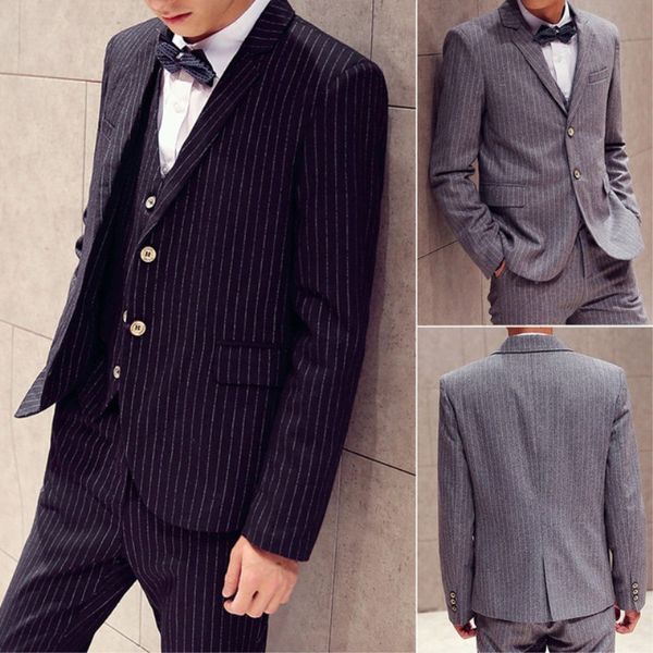latest stripe mens suits 3 pieces fashion custom made business tuxedos wedding groomsmen outfit(jacket+pant+vest+tie, White;black
latest stripe mens suits 3 pieces fashion custom made business tuxedos wedding groomsmen outfit(jacket+pant+vest+tie, White;black