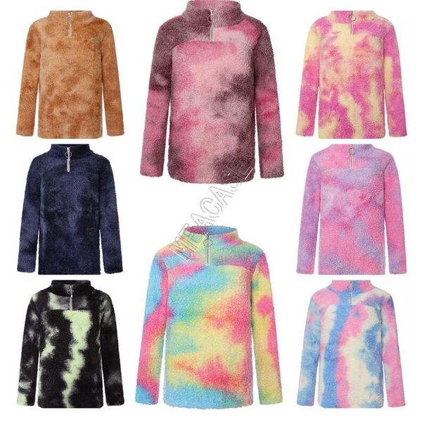 women tie-dyed woolen sweater sherpa fleece hoodies coat winter warm plush furry pullover jacket zipper collar blouses outerwear d91709, White
women tie-dyed woolen sweater sherpa fleece hoodies coat winter warm plush furry pullover jacket zipper collar blouses outerwear d91709, White