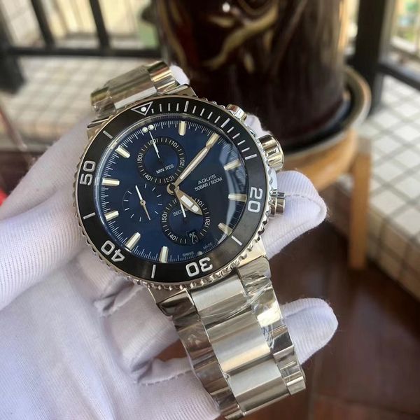 men watch big guy 50mm chronograph chrono working japan quartz big crown pro pilot wristwatch aquis players ferdinandsurdez, Slivery;brown
men watch big guy 50mm chronograph chrono working japan quartz big crown pro pilot wristwatch aquis players ferdinandsurdez, Slivery;brown