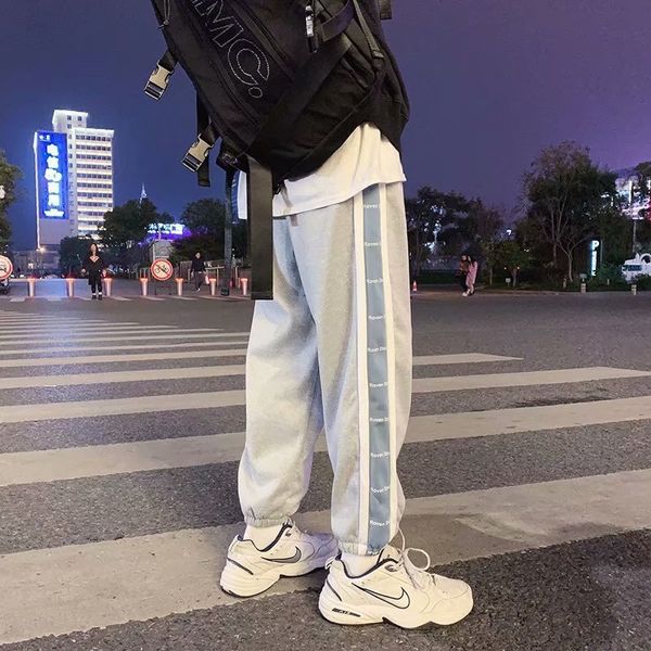 men's casual 2020 summer super popular ins korean style trendy loose student fashion brand ins ankle-tied casual pants pantssports pant, Blue
men's casual 2020 summer super popular ins korean style trendy loose student fashion brand ins ankle-tied casual pants pantssports pant, Blue