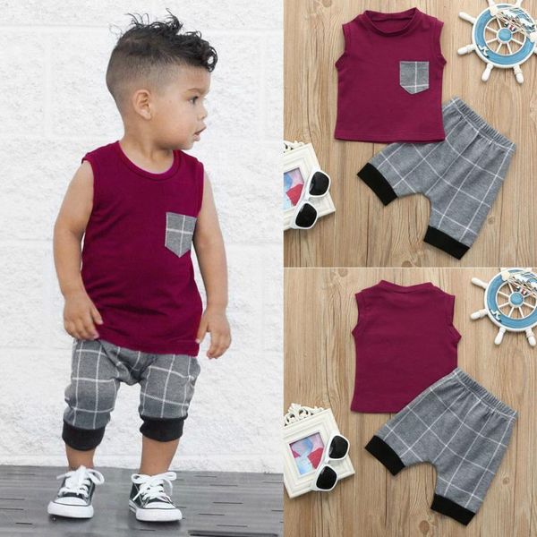 infant toddler boys girl plaid t shirt vest shorts outfits clothes summer baby set brand new august 9, White
infant toddler boys girl plaid t shirt vest shorts outfits clothes summer baby set brand new august 9, White