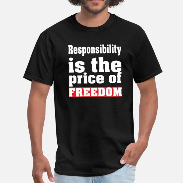 responsibility is the price of om2 t shirt men personalized short sleeve round collar formal famous fashion summer normal shirt
responsibility is the price of om2 t shirt men personalized short sleeve round collar formal famous fashion summer normal shirt