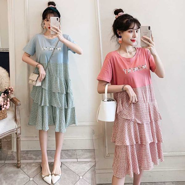 maternity clothes o neck striped patchwork loose stylish dress for pregnant women mom dress, White
maternity clothes o neck striped patchwork loose stylish dress for pregnant women mom dress, White