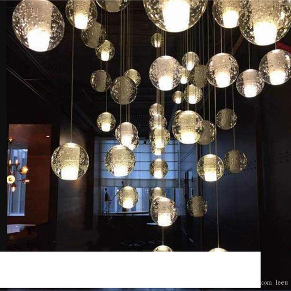 G4 LED Crystal Glass Ball Pendant Lamp Meteor Rain Ceiling Light Meteoric Shower Stair Bar Droplight Chandelier Lighting AC110V-240V
G4 LED Crystal Glass Ball Pendant Lamp Meteor Rain Ceiling Light Meteoric Shower Stair Bar Droplight Chandelier Lighting AC110V-240V