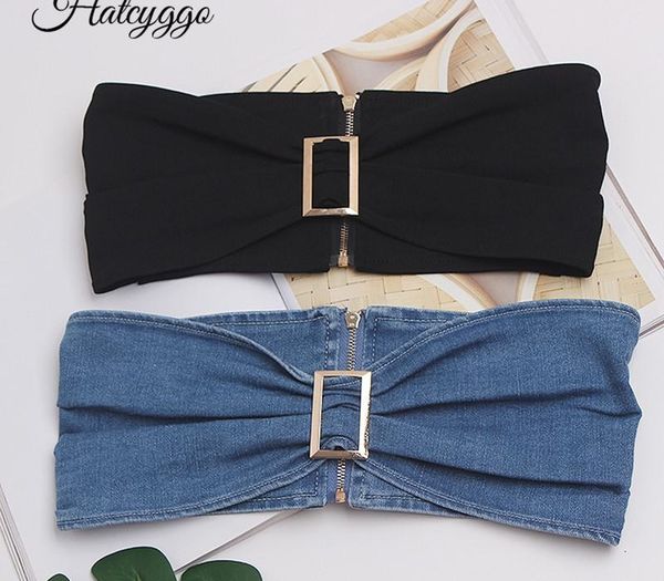 hatcyggo new denim wide belt cummerbund for women waistband elastic zipper belts female designer corset big bow belt for dress, Black;brown
hatcyggo new denim wide belt cummerbund for women waistband elastic zipper belts female designer corset big bow belt for dress, Black;brown