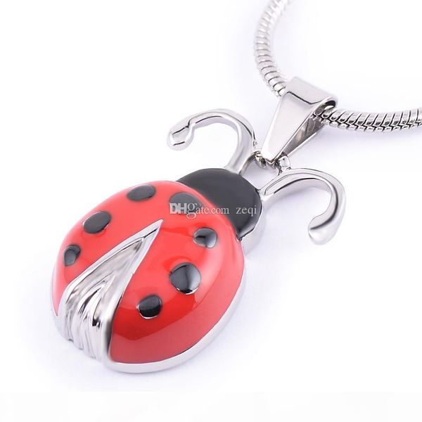 ladybird stainless steel cremation pendant necklace pet memory ashes keepsake urn necklace casket funeral jewelry, Silver
ladybird stainless steel cremation pendant necklace pet memory ashes keepsake urn necklace casket funeral jewelry, Silver