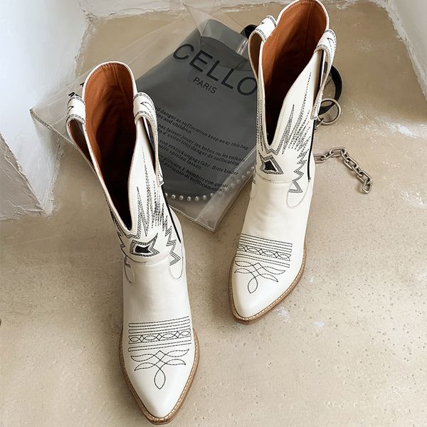 boots scarpe donna mid-calf women embroidered botines mujer chaussures femme slip on ladies high heel female shoes, Black
boots scarpe donna mid-calf women embroidered botines mujer chaussures femme slip on ladies high heel female shoes, Black