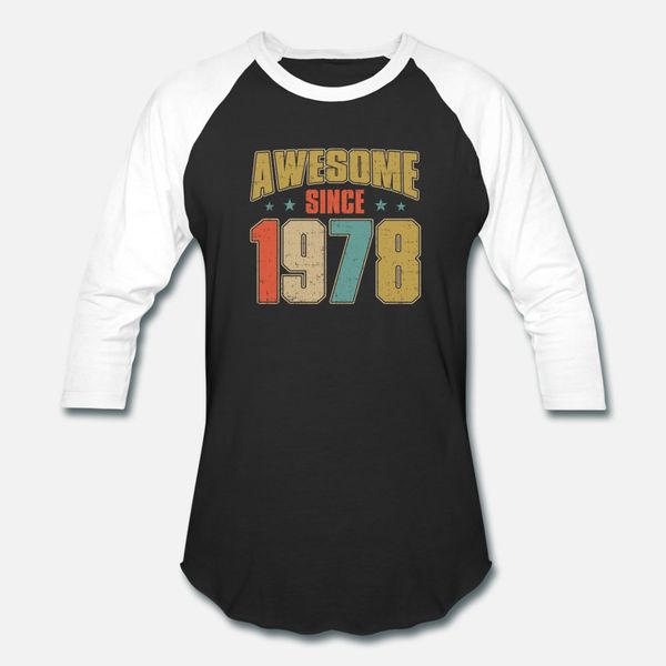 awesome since 1978 born in 1958 gifts t shirt men designing tee shirt euro size s-3xl trend graphic comical summer cool shirt, White;black
awesome since 1978 born in 1958 gifts t shirt men designing tee shirt euro size s-3xl trend graphic comical summer cool shirt, White;black