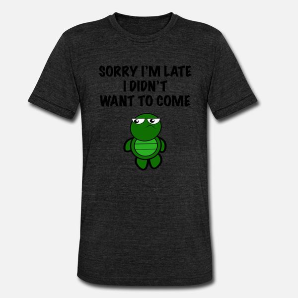 sorry i'm late turtle t shirt men personalized cotton round neck fit loose funny summer style letters shirt
sorry i'm late turtle t shirt men personalized cotton round neck fit loose funny summer style letters shirt